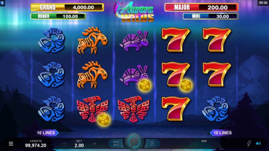 Aurora Wilds slot screen 4