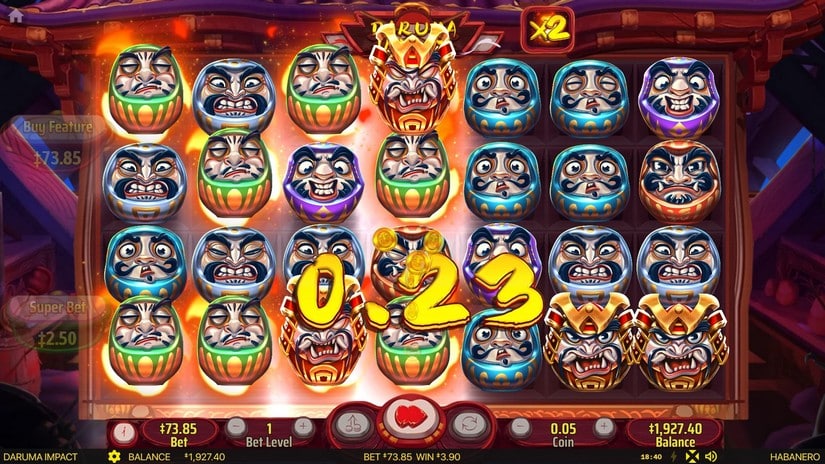 Daruma Impact slot screen 3
