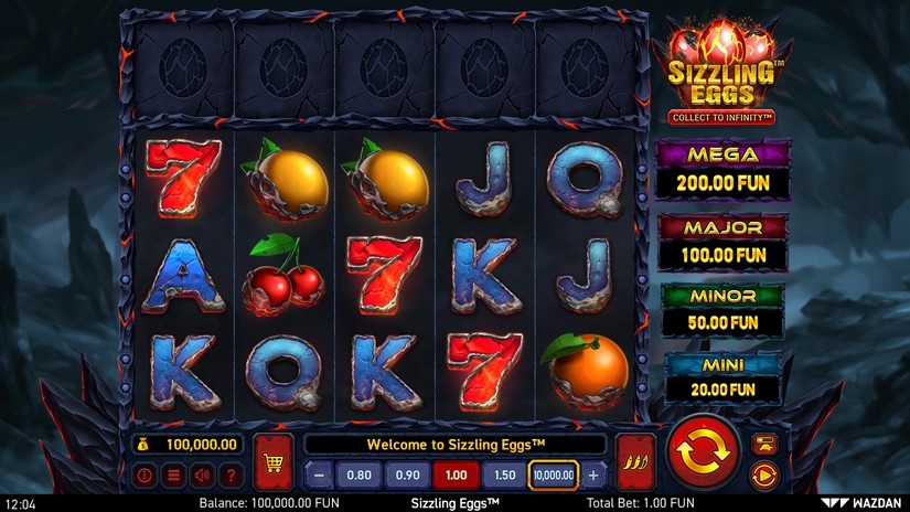 Sizzling Eggs™ slot screen 1