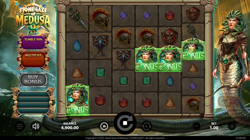 Stone Gaze of Medusa 2 slot screen 2