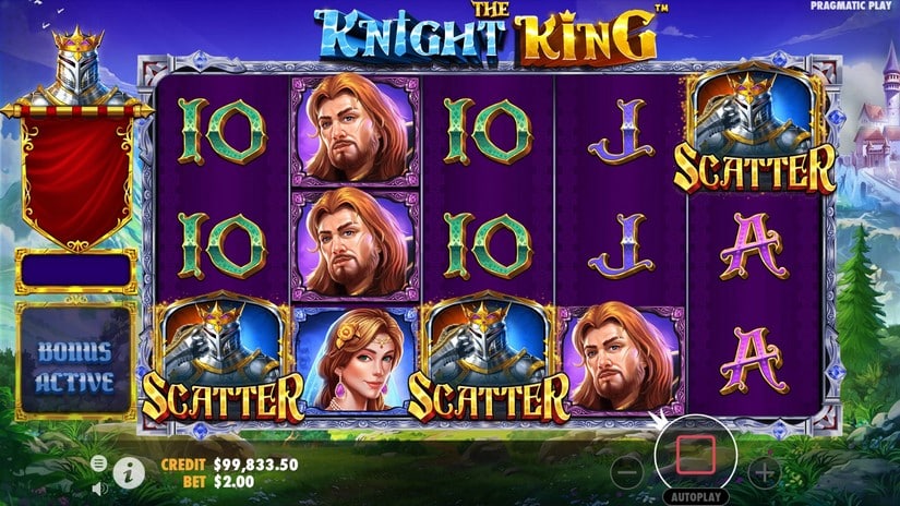 The Knight King slot screen 4