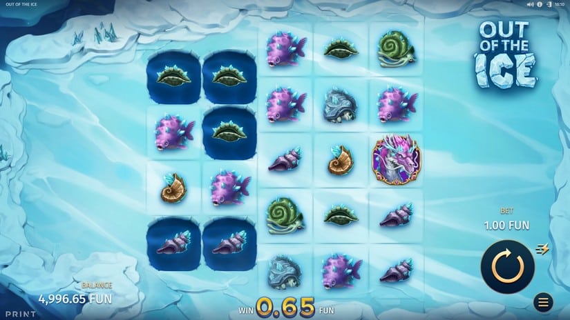 Out of the Ice slot screen 2