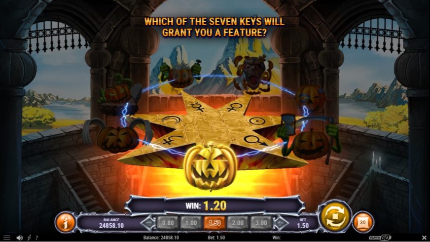 Helloween slot screen 2