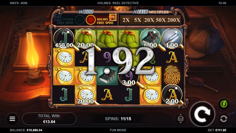 Holmes: Reel Detective slot screen 5