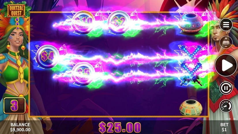 Quetzal Quest slot screen 4