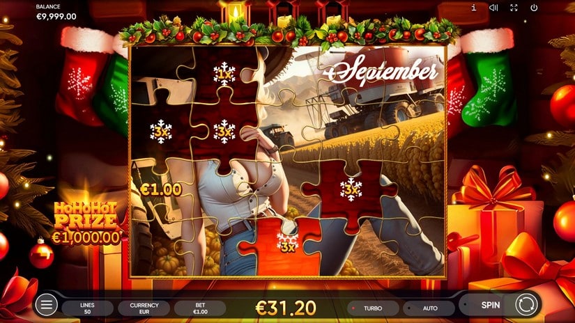 Santa’s Puzzle slot screen 5