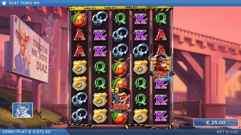 Toro 911 slot screen 1