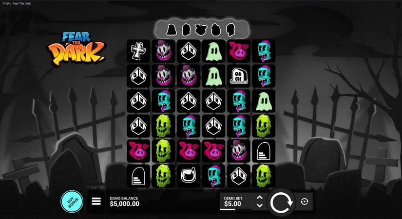 Fear the Dark slot screen 1