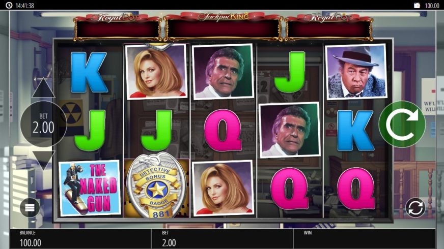 The Naked Gun slot screen 1