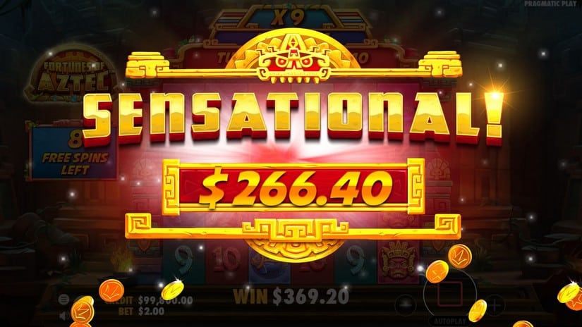 Fortunes of the Aztec slot screen 7