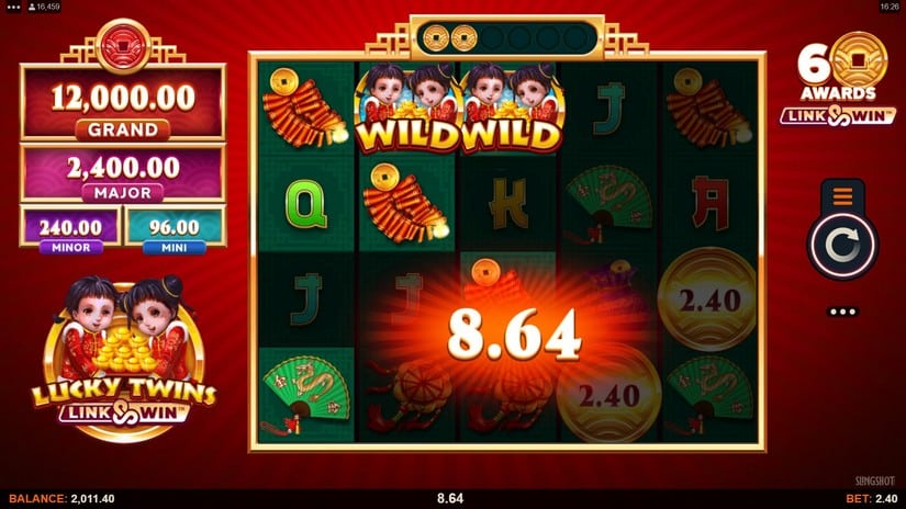 Lucky Twins Link and Win slot screen 3