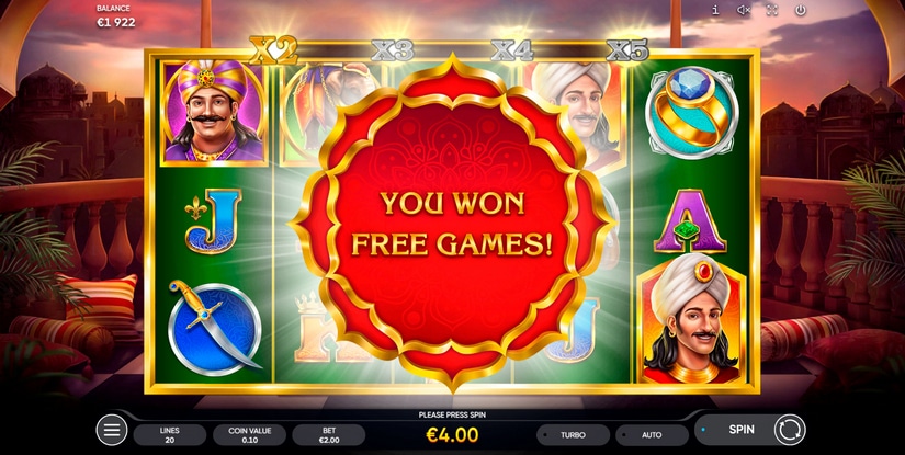 Akbar & Birbal slot screen 4