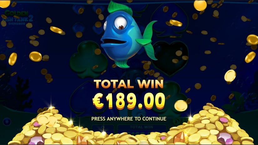 Golden Fish Tank 2 Gigablox slot screen 7