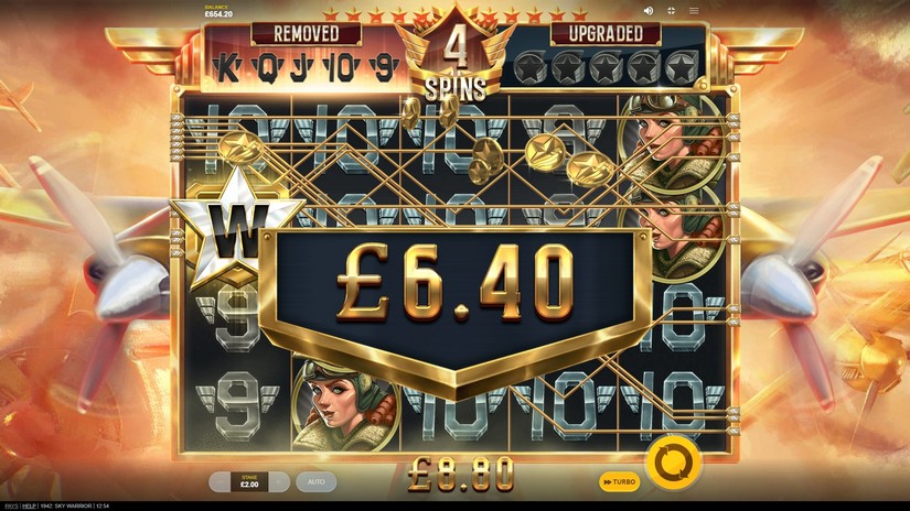 1942: Sky Warrior slot screen 8