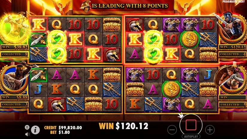 Chase for Glory slot screen 7