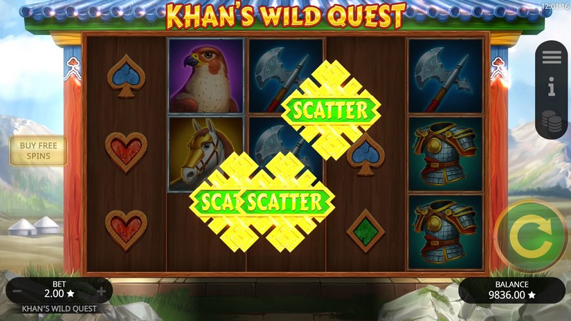 Khan’s Wild Quest slot screen 3