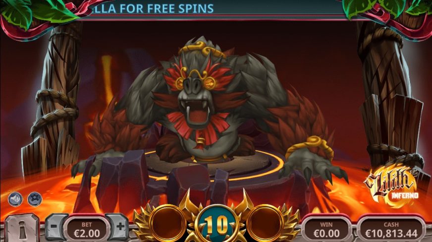 Lilith’s Inferno slot screen 2