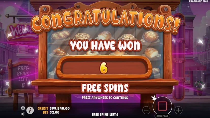 Wildies slot screen 3