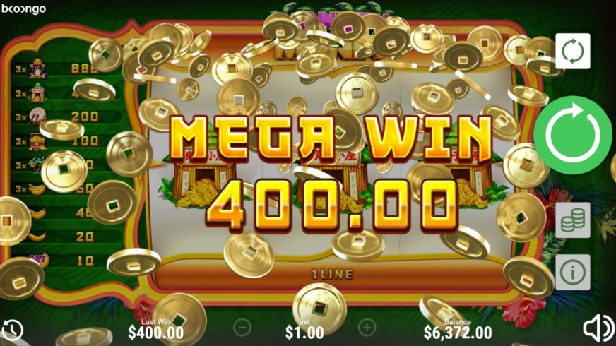 Monkey Money slot screen 3