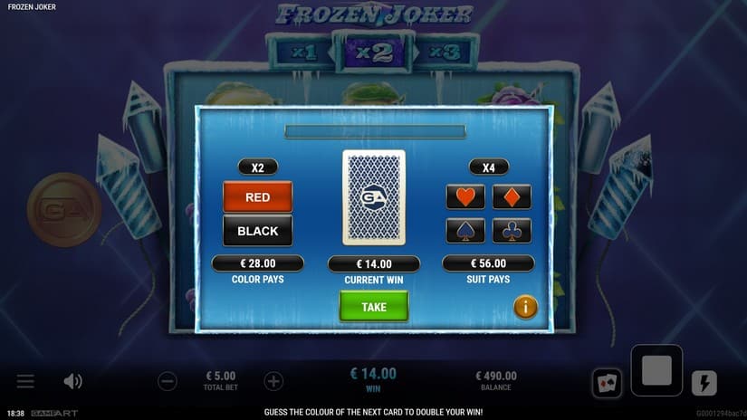 Frozen Joker slot screen 3