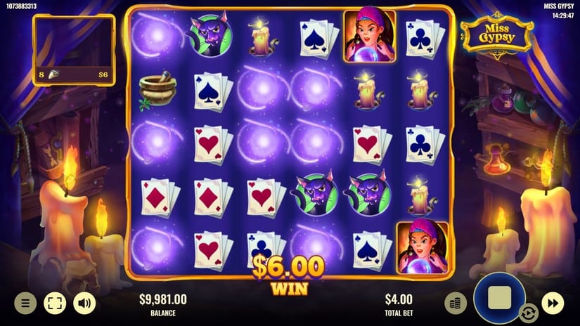 Miss Gypsy slot screen 3