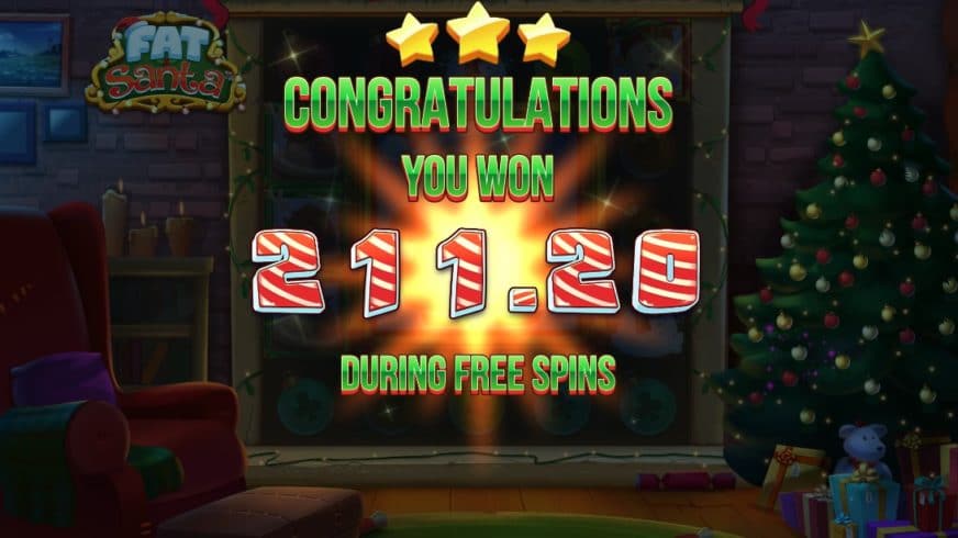 Fat Santa slot screen 6
