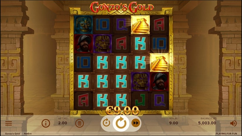 Gonzo’s Gold slot screen 2