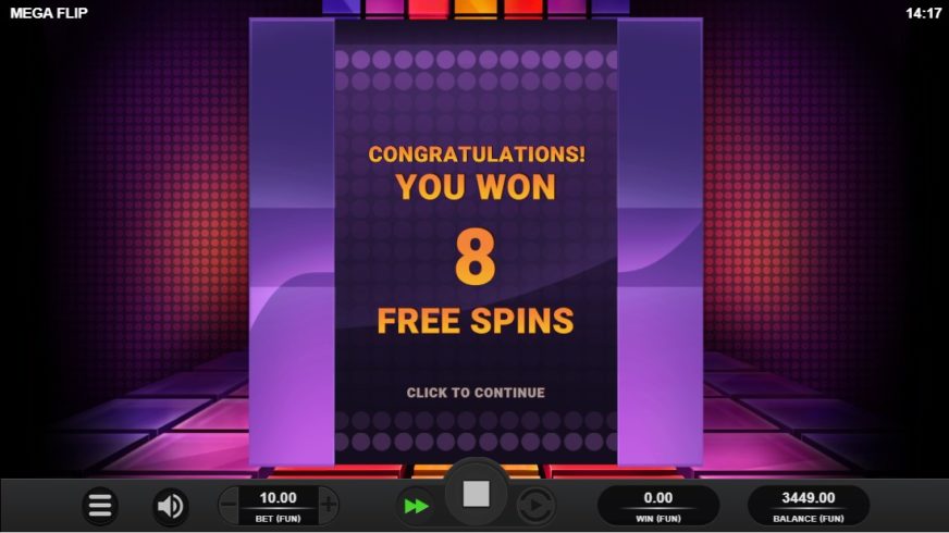 Mega Flip slot screen 4
