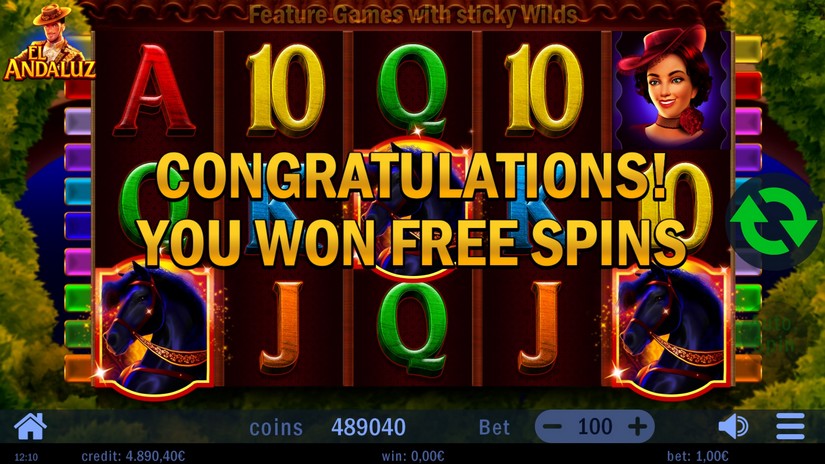 El Andaluz slot screen 5