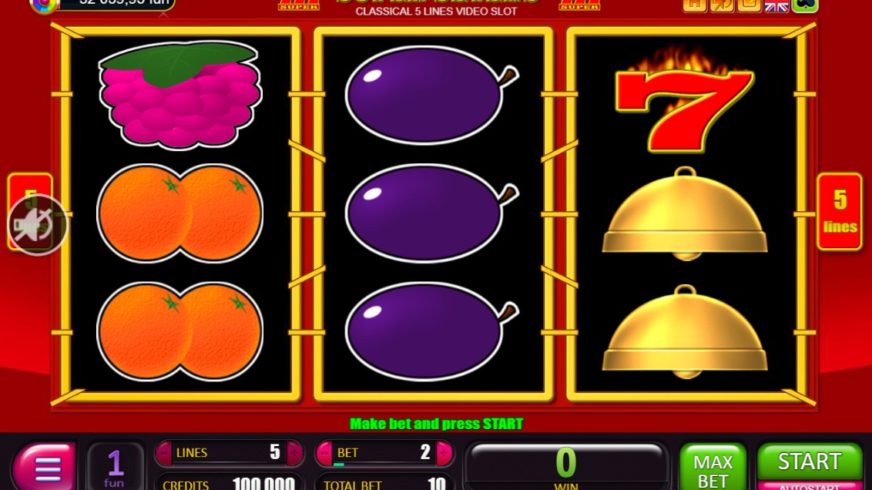 Super Sevens slot screen 1