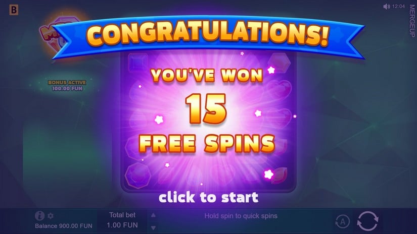 Merge Up slot screen 3