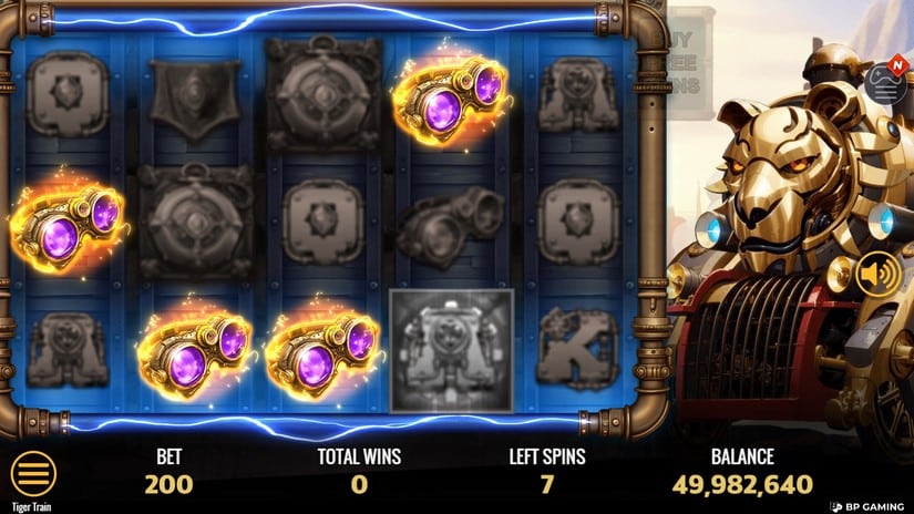 Tiger Train slot screen 4
