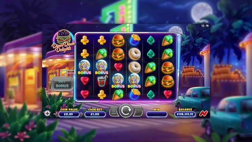 Diner Dash Delights slot screen 2