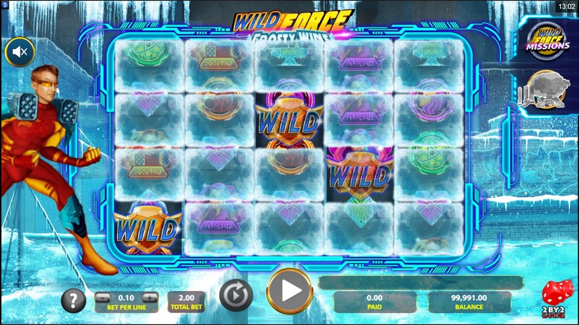 Wild Force Frosty Wins slot screen 2