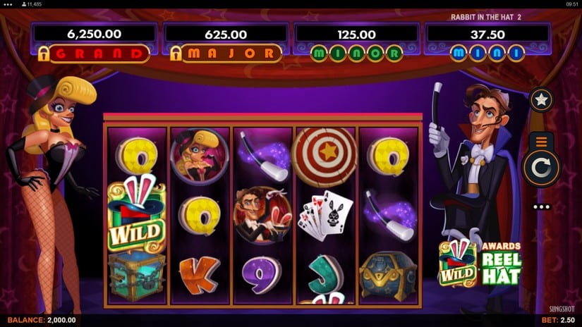 Rabbit in the Hat 2 slot screen 1