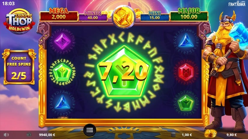 Coins of Thor slot screen 4