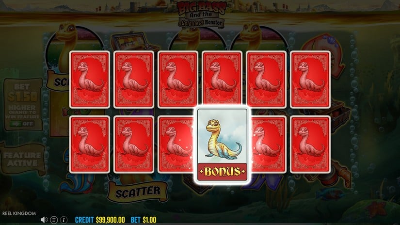 Big Bass & The Gold Ness Monster slot screen 3