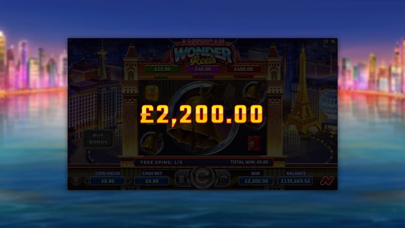American Wonder Reels slot screen 5