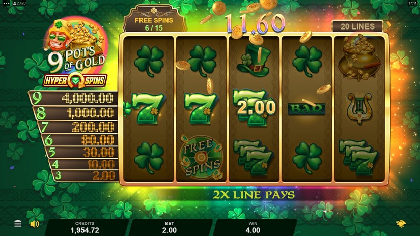 9 Pots of Gold HyperSpins slot screen 5