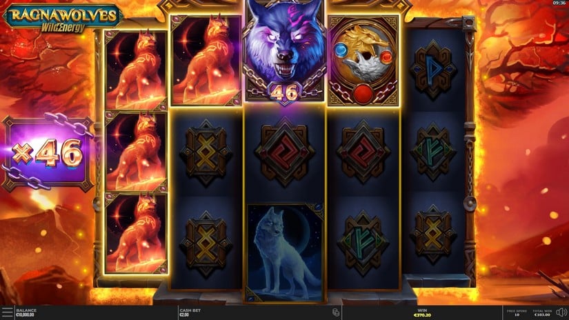 RagnaWolves WildEnergy slot screen 6