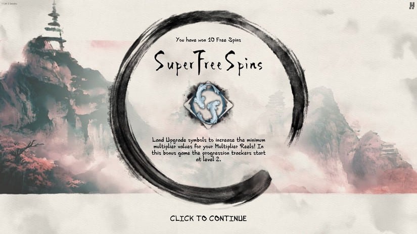 Densho slot screen 3