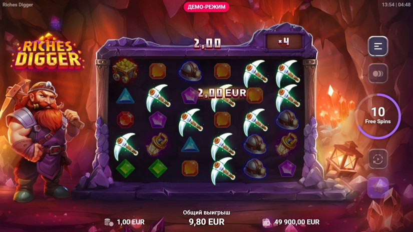 Riches Digger slot screen 5