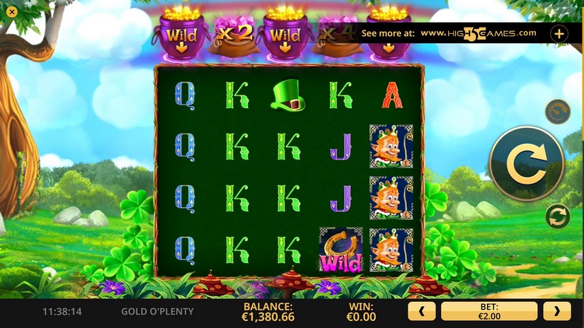 Gold O’Plenty slot screen 1