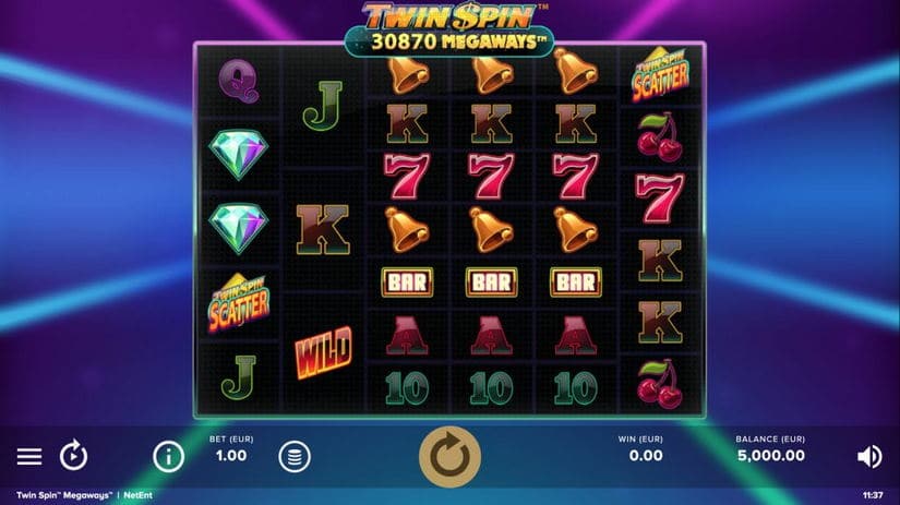 Twin Spin Megaways slot screen 1