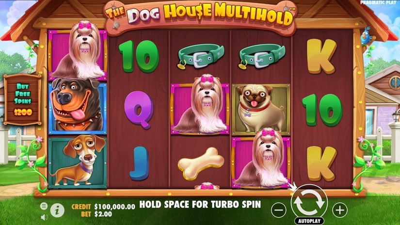 The Dog House Multihold slot screen 1