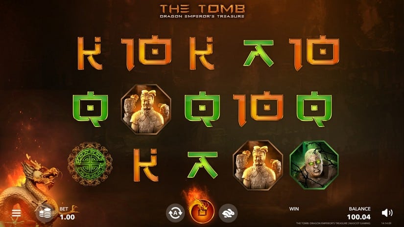The Tomb slot screen 1