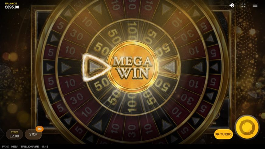 Trillionaire slot screen 3