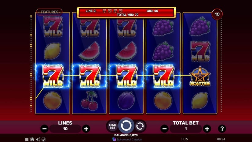 Super Wild Fruits slot screen 2