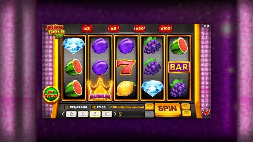 Juicy Gold 100 slot screen 1