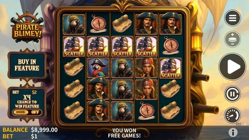 Pirate Blimey slot screen 2